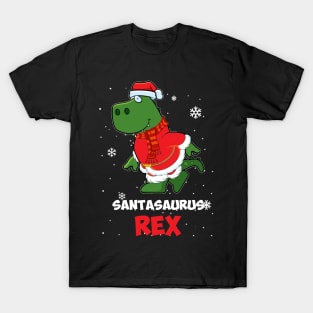 T-Rex Christmas Dinosaur T-Shirt